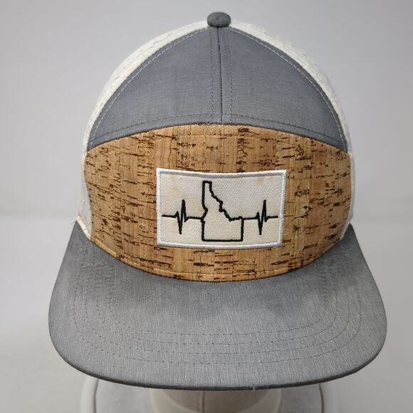 Idaho Heartbeat Snapback Trucker Hat Multicolor One Size Adjustable Embroidered - Picture 2 of 9